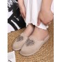 Тапочки женские домашние AXA 21405А Beige