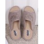 Тапочки женские домашние AXA 21565А серо-розовый