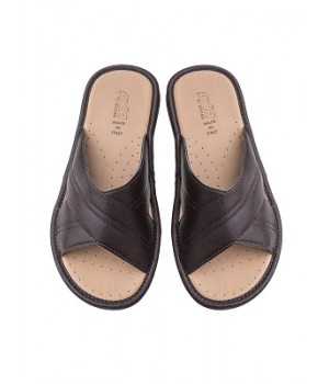 Сабо или тапочки мужские ESTATE AXA-18277А-КОРИЧНЕВЫЙ