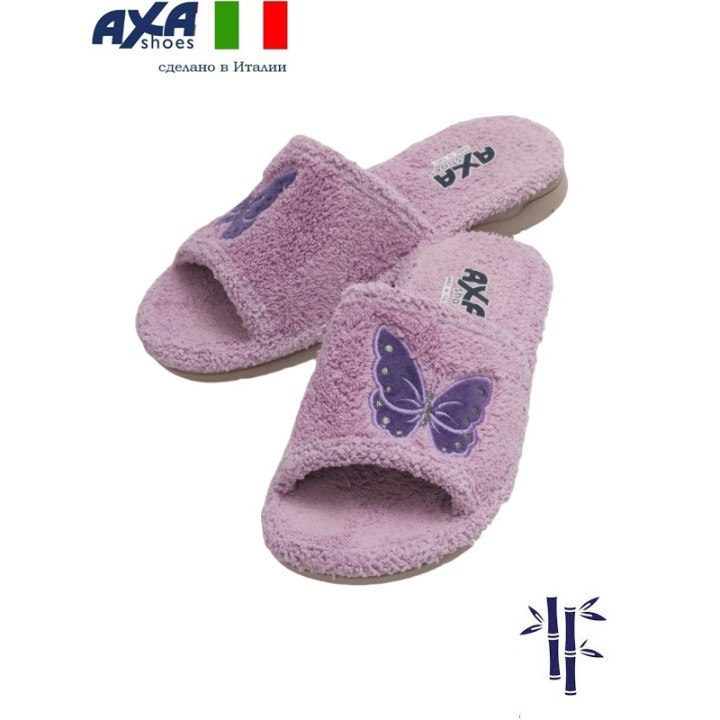 Тапочки женские AXA-21490A-СИРЕНЕВЫЙ
