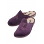 Тапочки женские домашние AXA 21569А  Темно/фиолетовый