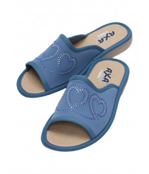 Домашняя женская обувь AXA 21544А голубой