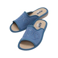  Домашняя женская обувь AXA голубой