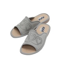  Домашняя женская обувь AXA серый