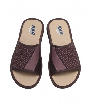 Тапочки домашние мужские AXA 21374А Коричневый