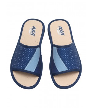 Тапочки домашние мужские AXA 21374А Синий