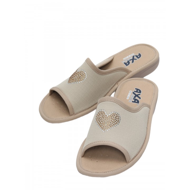 Тапочки домашние женские 21312А Бежевый