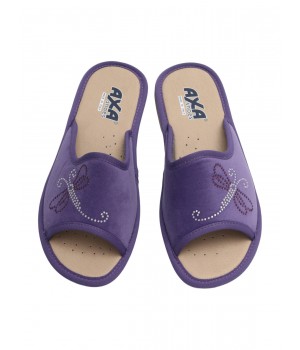 Тапочки домашние женские AXA 18631А Фиолетовый