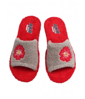 Тапочки домашние женские AXA 21491А Красный