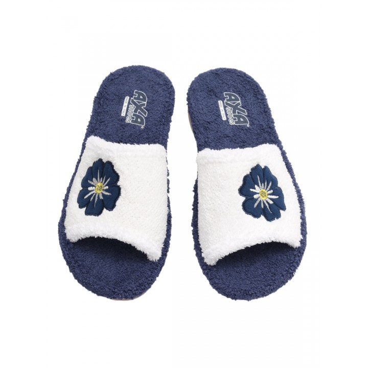 Тапочки домашние женские AXA 21491А Синий