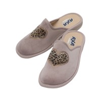Тапочки женские домашние AXA 21405А серо-розовый