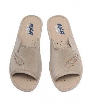Тапочки женские домашние AXA 21414 Бежевый