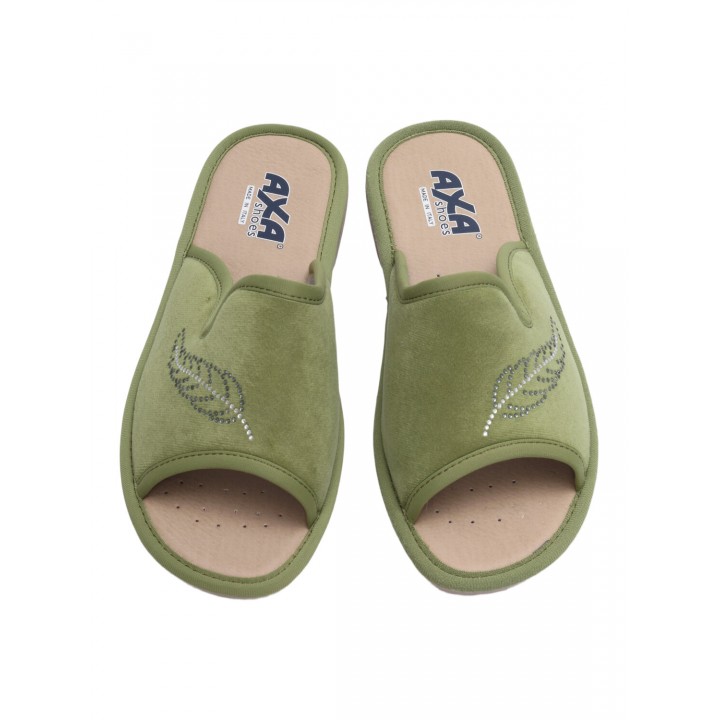 Тапочки женские домашние AXA 21414 Зеленый