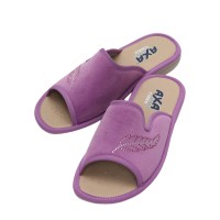 Тапочки женские домашние AXA 21414А лиловый