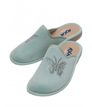 Тапочки женские домашние AXA 21559А  мятный