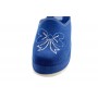 Домашние женские тапочки AXA Pietre Farfalle синие