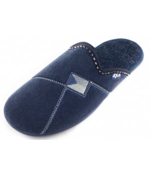 Домашние мужские тапочки AXA Comfort Maschile синие