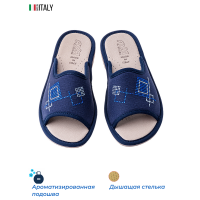  Домашняя женская обувь AXA Quadrati Colorati Blue