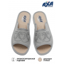 Домашняя женская обувь AXA 21544А серый
