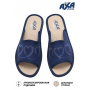 Домашняя женская обувь AXA  21544А синий
