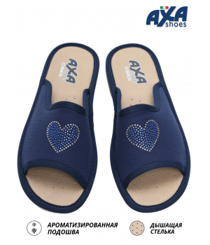 Тапочки домашние женские 21312А Синий