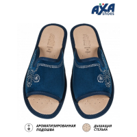 Тапочки женские АЖУР AXA-21480А-СИНИЙ