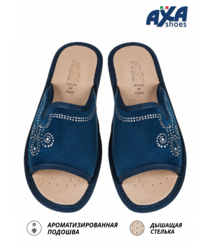 Тапочки женские АЖУР AXA-21480А-СИНИЙ