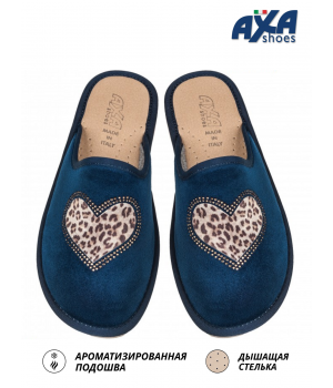 Тапочки женские домашние AXA 21405А Blue