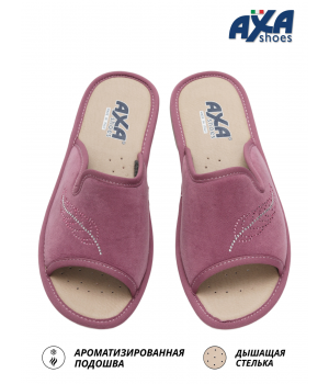 Тапочки женские домашние AXA 21414А темно-розовый