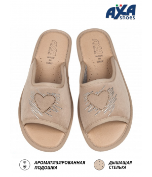 Тапочки женские домашние AXA 21439А Бежевый