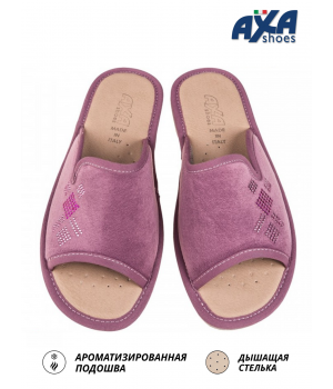Тапочки женские домашние AXA 21482А Темно розовые