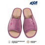 Тапочки женские домашние AXA 21482А Темно розовые
