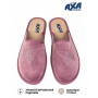 Тапочки женские домашние AXA 21569А  Темно розовый