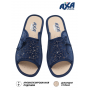 Тапочки женские домашние AXA 21563 Синий