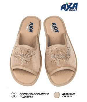Тапочки женские домашние AXA 21565А бежевый