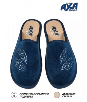 Тапочки женские домашние AXA 21569А Синий