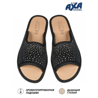 Тапочки  женские КОСМОС AXA-21200А-ЧЕРНЫЙ