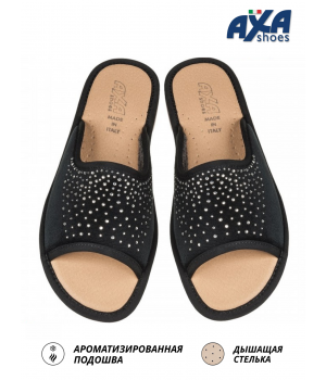 Тапочки  женские КОСМОС AXA-21200А-ЧЕРНЫЙ