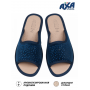 Тапочки женские КОСМОС AXA-21200А-СИНИЙ