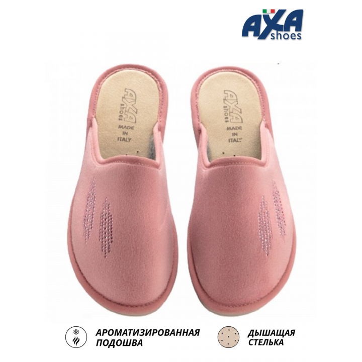 Тапочки женские НЕЖНОСТЬ АХА-21137А-РОЗОВЫЙ