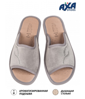 Тапочки женские ВОЛНА AXA-21484А-СЕРЫЙ