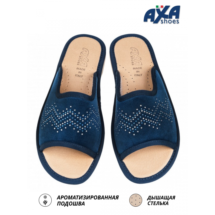 Тапочки женские ЗИГЗАГ AXA-18514А-СИНИЙ