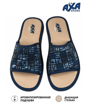 Тапочки мужские ALFABETO AXA-21307А-Синий