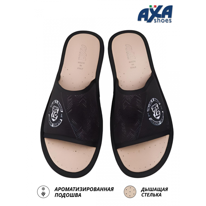 Тапочки мужские CHAMPION AXA-17062А-ЧЕРНЫЙ