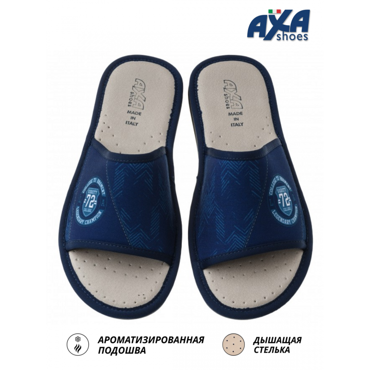 Тапочки мужские CHAMPION AXA-17062А-СИНИЙ