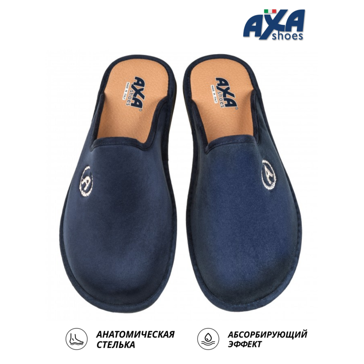 Тапочки мужские CLASSIK AXA-21571А-СИНИЙ