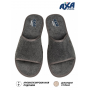 Тапочки мужские COTTON AXA-21310-СЕРЫЙ