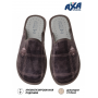 Тапочки мужские NASHVILL AXA-18809А-КОРИЧНЕВЫЙ