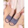 Тапочки женские домашние AXA21615 Серо-синий