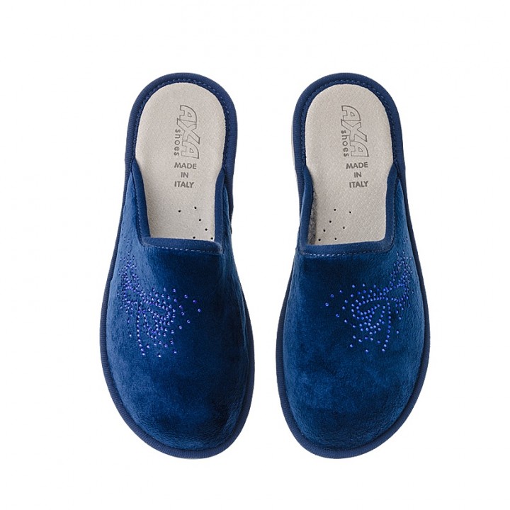 Домашняя женская обувь AXA Insetto Blue